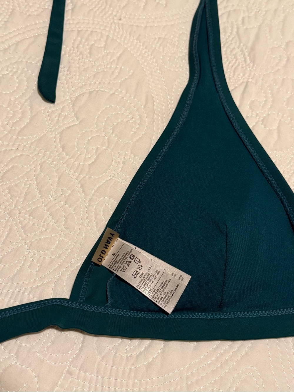 Old Navy Bikini Top and Bottom Set - Deep Emerald Green - Picture 5 of 11
